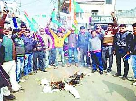 Burned effigies of Irani, asked to resign